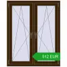 Ustalenie cen Okna skrzydłowe 1050x1295 mm REHAU ENERGY-SAVING SYNEGO MD DARK_OAK dwustronny. Cena: 511.81 EUR