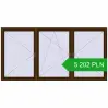 Pricing Tilt-and-Turn 3000x1500 mm REHAU OPTIMUM EURO-DESIGN 70 DARK_OAK two-sided. Price: 5 202.4 PLN