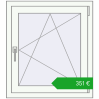 Ustalenie cen Okna skrzydłowe 715x800 mm KORSA ENERGY-SAVING REHAU SYNEGO MD. Cena: 350,55 €