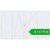 Pricing Tilt-and-Turn 3810x2210 mm REHAU BRILLANT DESIGN RAL 9016 Traffic white two-sided. Price: 9 136.57 PLN