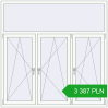 Pricing Tilt-and-Turn 1800x1800 mm REHAU OPTIMUM EURO-DESIGN 70 GOLDEN OAK external. Price: 3 386.64 PLN