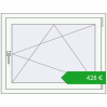 Ustalenie cen Okna skrzydłowe 980x750 mm KORSA ENERGY-SAVING REHAU SYNEGO MD. Cena: 427,56 €