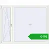 Pricing Tilt-and-Turn 2000x1600 mm REHAU ENERGY-SAVING SYNEGO MD RAL 9016 Traffic white two-sided. Price: 494,82 €