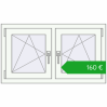 Ustalenie cen Okna skrzydłowe 990x560 mm REHAU OPTIMUM EURO-DESIGN 70 RAL 9016 Traffic white dwustronny. Cena: 160,20 €