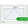 Pricing Tilt-and-Turn 750x500 mm REHAU OPTIMUM EURO-DESIGN 70 RAL 9016 Traffic white two-sided. Price: 571.75 PLN