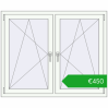 Ustalenie cen Okna skrzydłowe 1335x1085 mm REHAU ENERGY-SAVING SYNEGO MD CHOCOLATE_BROWN zewnętrzny. Cena: 449,72 €