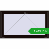 Pricing Tilt-and-Turn 1400x800 mm REHAU OPTIMUM EURO-DESIGN 70 BLACK_BROWN two-sided. Price: 1 419.39 PLN