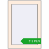Pricing Tilt-and-Turn 450x650 mm REHAU OPTIMUM EURO-DESIGN 70 CREAME_WHITE_50L-2 two-sided. Price: 311.6 PLN