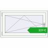 Ustalenie cen Okna skrzydłowe 1050x595 mm KORSA OPTIMUM REHAU EURO 70. Cena: 308,78 €