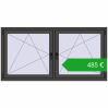 Ustalenie cen Okna skrzydłowe 1770x890 mm REHAU ENERGY-SAVING SYNEGO MD BASALT_GREY dwustronny. Cena: 485,37 €