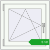 Ustalenie cen Okna skrzydłowe 600x600 mm REHAU OPTIMUM EURO-DESIGN 70 RAL 9016 Traffic white dwustronny. Cena: 130,90 €
