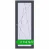 Pricing Tilt-and-Turn 800x2100 mm REHAU OPTIMUM EURO-DESIGN 70 ANTHRACITE_GREY_STRUKTURAL two-sided. Price: 2 118.31 PLN