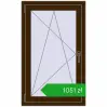 Ustalenie cen Okna skrzydłowe 680x1110 mm REHAU OPTIMUM EURO-DESIGN 70 DARK_OAK dwustronny. Cena: 1051,08 zł