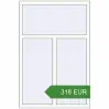 Pricing Tilt-and-Turn 1000x1500 mm KORSA OPTIMUM REHAU EURO 70. Price: 318.47 EUR