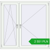Pricing Tilt-and-Turn 1470x1430 mm REHAU OPTIMUM EURO-DESIGN 70 GOLDEN OAK external. Price: 2 550.9 PLN