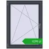 Ustalenie cen Okna skrzydłowe 900x1200 mm CLASICTHERM 70 ANTHRACITE_GREY_STRUKTURAL dwustronny. Cena: 1098,60 zł