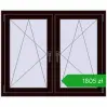 Pricing Tilt-and-Turn 1215x995 mm REHAU ENERGY-SAVING SYNEGO MD CHOCOLATE_BROWN two-sided. Price: 1805,35 zł