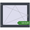 Pricing Tilt-and-Turn 1150x970 mm KORSA OPTIMUM REHAU EURO 70. Price: 519.66 EUR