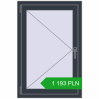 Pricing Tilt-and-Turn 700x1050 mm REHAU OPTIMUM EURO-DESIGN 70 ANTHRACITE_GREY_STRUKTURAL two-sided. Price: 1 193.33 PLN