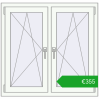 Ustalenie cen Okna skrzydłowe 1035x995 mm REHAU ENERGY-SAVING SYNEGO MD BLACK_BROWN zewnętrzny. Cena: 354,65 €