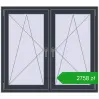Ustalenie cen Okna skrzydłowe 1275x1130 mm REHAU ENERGY-SAVING SYNEGO MD ANTHRACITE_GREY_STRUKTURAL dwustronny. Cena: 2757,92 zł