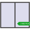 Pricing Tilt-and-Turn 1800x1600 mm REHAU ENERGY-SAVING SYNEGO MD BASALT_GREY two-sided. Price: 2 661.86 PLN