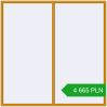 Ustalenie cen Okna skrzydłowe 2400x2400 mm ALU STANDARD 72 RAL 1006 Maize yellow dwustronny. Cena: 4 664.54 PLN