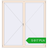 Pricing Tilt-and-Turn 2100x2250 mm REHAU OPTIMUM EURO-DESIGN 70 CREAME_WHITE_50L-2 two-sided. Price: 5 616.74 PLN