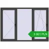 Pricing Tilt-and-Turn 2070x1450 mm REHAU BRILLANT DESIGN BASALT_GREY two-sided. Price: 3 900.68 PLN