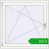 Pricing Tilt-and-Turn 1000x1000 mm REHAU OPTIMUM EURO-DESIGN 70 RAL 9016 Traffic white two-sided. Price: 805,46 zł