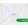 Ustalenie cen Okna skrzydłowe 1290x980 mm REHAU ENERGY-SAVING SYNEGO MD BASALT_GREY zewnętrzny. Cena: 1653,17 zł