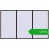 Ustalenie cen Okna skrzydłowe 4000x2400 mm REHAU OPTIMUM EURO-DESIGN 70 CHOCOLATE_BROWN dwustronny. Cena: 1219,17 €