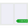 Pricing Tilt-and-Turn 1740x1410 mm REHAU ENERGY-SAVING SYNEGO MD RAL 9016 Traffic white two-sided. Price: 1 829.57 PLN