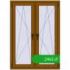 Ustalenie cen Okna skrzydłowe 1020x1415 mm REHAU ENERGY-SAVING SYNEGO MD GOLDEN OAK dwustronny. Cena: 2462,55 zł