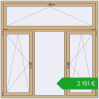 Pricing Tilt-and-Turn 1800x1800 mm ALU STANDARD 72 RAL 1001 Beige two-sided. Price: 2150,61 €