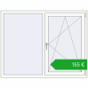 Pricing Tilt-and-Turn 1550x1200 mm EPSILON OPTIMA RAL 9016 Traffic white two-sided. Price: 154,79 €