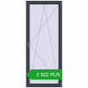 Pricing Tilt-and-Turn 1000x2400 mm REHAU OPTIMUM EURO-DESIGN 70 ANTHRACITE_GREY_STRUKTURAL two-sided. Price: 2 922.13 PLN