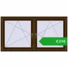 Ustalenie cen Okna skrzydłowe 1650x860 mm REHAU ENERGY-SAVING SYNEGO MD DARK_OAK dwustronny. Cena: 497,55 €