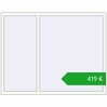 Ustalenie cen Okna skrzydłowe 1690x1320 mm KORSA OPTIMUM REHAU EURO 70. Cena: 418,78 €