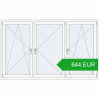 Pricing Tilt-and-Turn 2208x1350 mm REHAU OPTIMUM EURO-DESIGN 70 RAL 9016 Traffic white two-sided. Price: 643.79 EUR