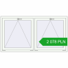 Pricing Tilt-and-Turn 1700x900 mm REHAU OPTIMUM EURO-DESIGN 70 BLACK_BROWN external. Price: 2 077.77 PLN