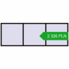 Pricing Tilt-and-Turn 3200x1100 mm REHAU OPTIMUM EURO-DESIGN 70 BLACK_BROWN two-sided. Price: 2 326.29 PLN