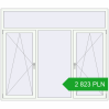 Pricing Tilt-and-Turn 2100x1800 mm REHAU ENERGY-SAVING SYNEGO MD RAL 9016 Traffic white two-sided. Price: 2 822.77 PLN