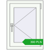 Pricing Tilt-and-Turn 520x700 mm REHAU OPTIMUM EURO-DESIGN 70 RAL 9016 Traffic white two-sided. Price: 390,07 zł