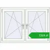 Ustalenie cen Okna skrzydłowe 1215x875 mm REHAU ENERGY-SAVING SYNEGO MD RAL 9016 Traffic white dwustronny. Cena: 1268,88 zł