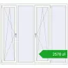 Pricing Tilt-and-Turn 2000x1800 mm REHAU OPTIMUM EURO-DESIGN 70 RAL 9016 Traffic white two-sided. Price: 2578,15 zł