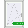 Pricing Tilt-and-Turn 710x1000 mm REHAU ENERGY-SAVING SYNEGO MD RAL 9016 Traffic white two-sided. Price: 1 041.8 PLN