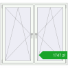 Pricing Tilt-and-Turn 1500x1400 mm REHAU ENERGY-SAVING SYNEGO MD RAL 9016 Traffic white two-sided. Price: 1746,87 zł