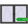 Pricing Tilt-and-Turn 1755x1220 mm REHAU ENERGY-SAVING SYNEGO MD BASALT_GREY two-sided. Price: 575,41 €