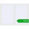 Pricing Tilt-and-Turn 1580x1190 mm ALU STANDARD 72 RAL 9016 Traffic white two-sided. Price: 594,37 €